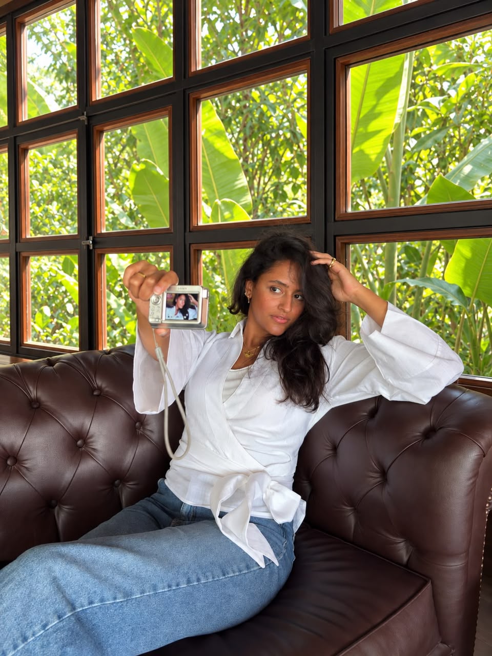 White Linen Blouse