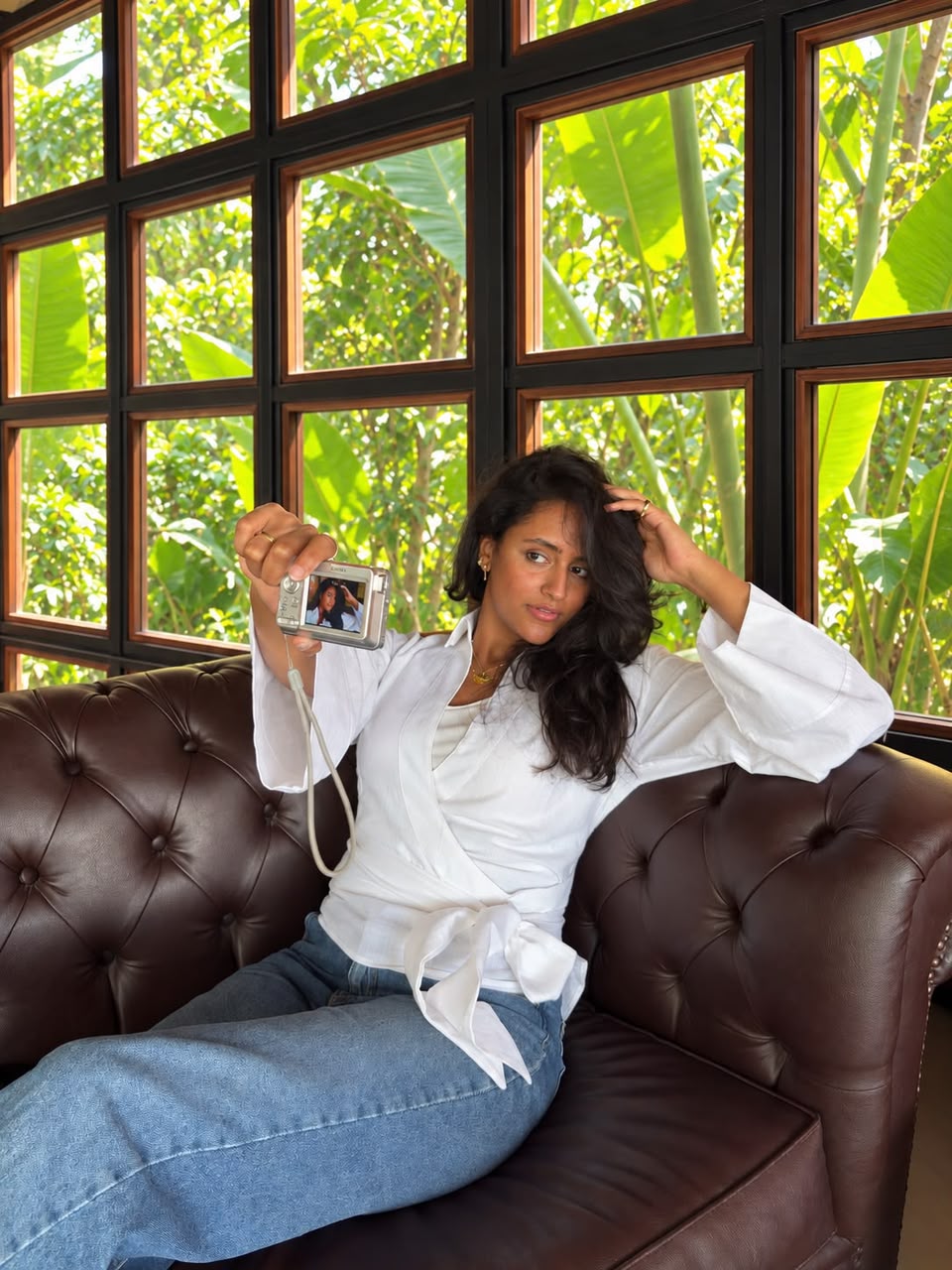 White Linen Blouse