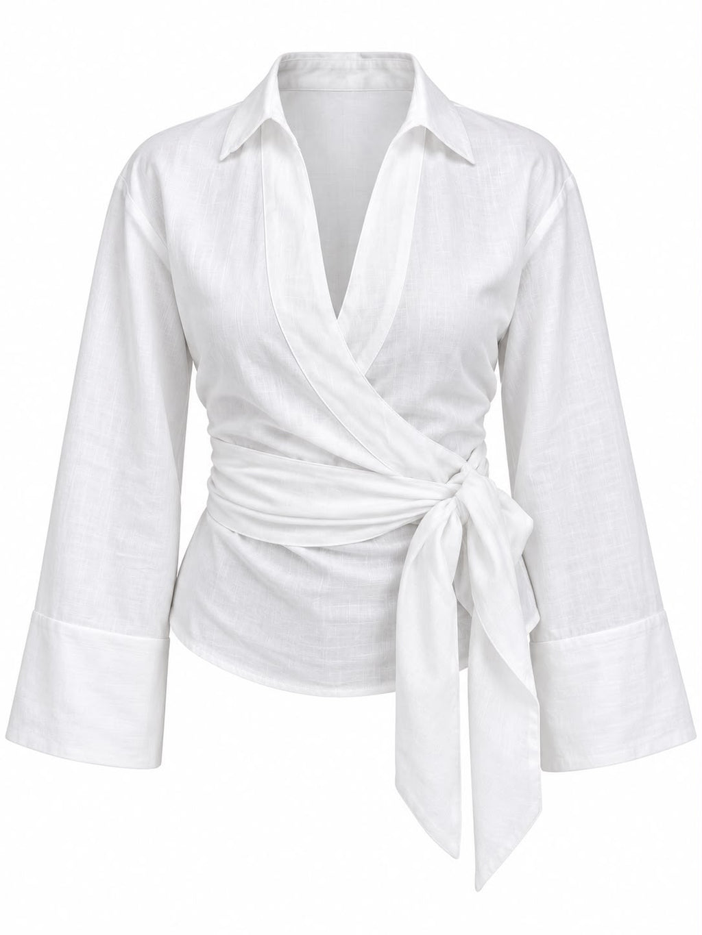 White Linen Blouse