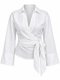 White Linen Blouse